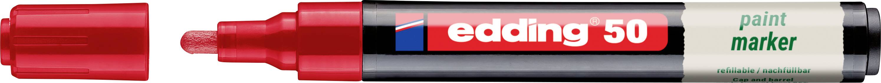 Edding 50 EcoLine 4-50-002 Marcador de pintura Rot 2 mm, 3 mm