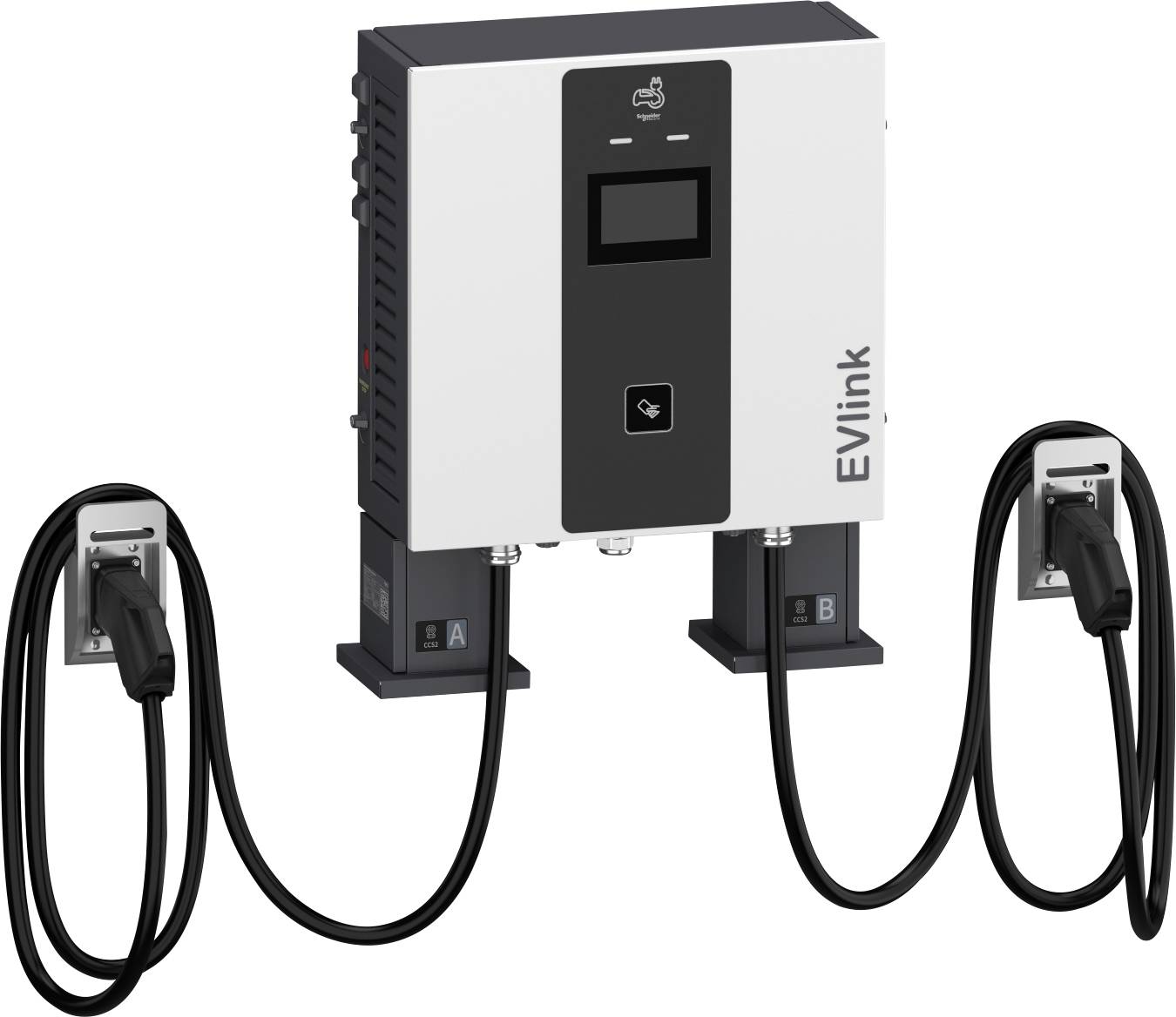 Schneider Electric EVD1S60TBBC5 Caja de pared Tipo 2 60 kW RFID, NFC