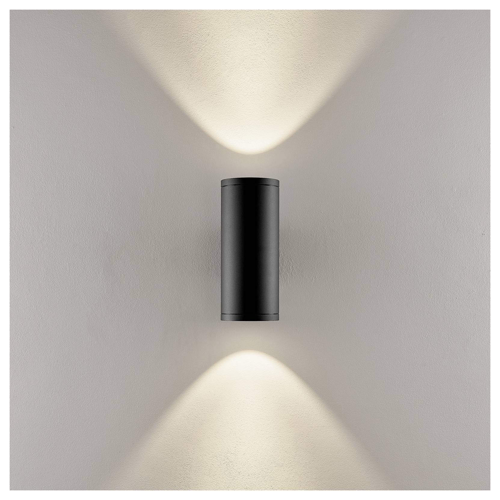 Deko Light ShoreLine Pro Round Up+Down 731176 Luz de colocación de pared 31 W LED Gris grafita (RAL 7024)-4