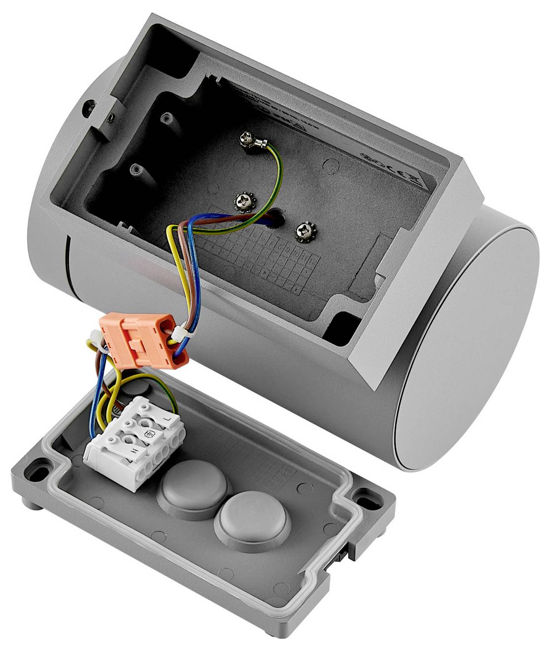 Deko Light ShoreLine Pro Round 731196 Luz de colocación de pared 12 W LED Gris tráfico A (RAL 7042)-2
