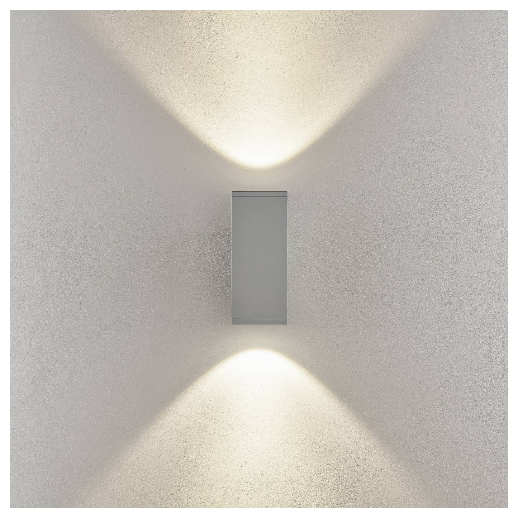 Deko Light ShoreLine Pro Square Up+Down 731199 Luz de colocación de pared 21 W LED Gris tráfico A (RAL 7042)-2