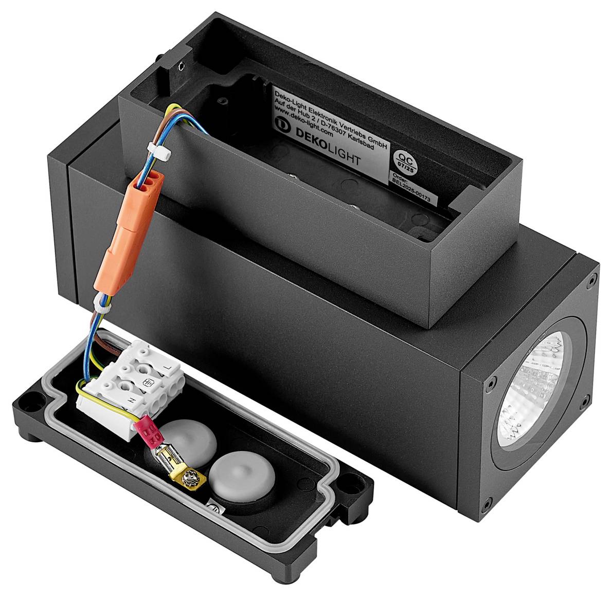 Deko Light ShoreLine Pro Square Up+Down 731209 Luz de colocación de pared 7.5 W LED Gris grafita (RAL 7024)-2
