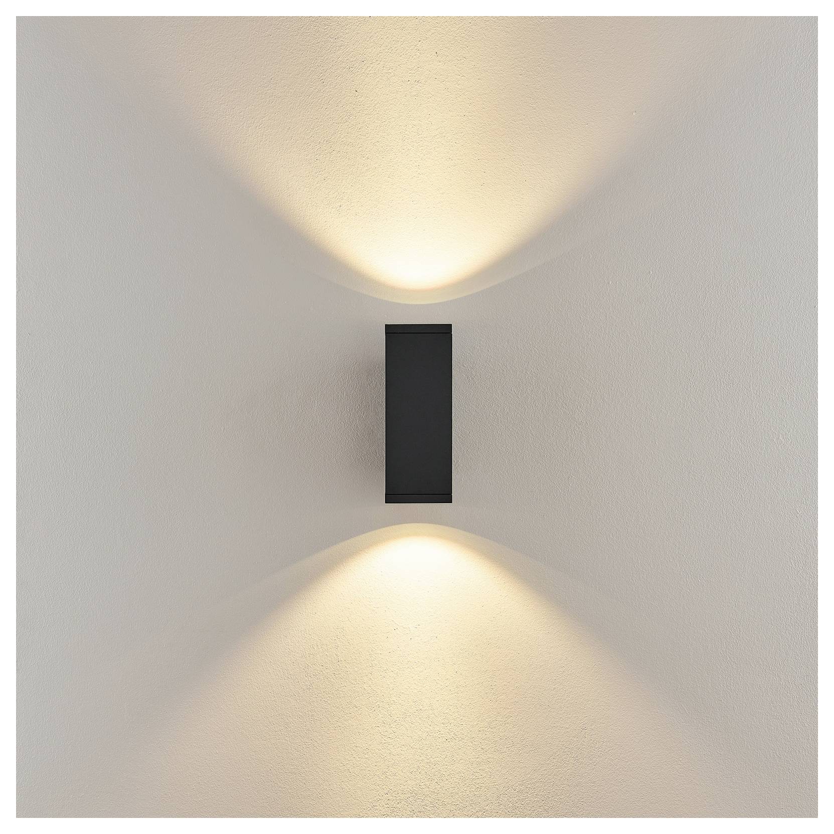 Deko Light ShoreLine Pro Square Up+Down 731209 Luz de colocación de pared 7.5 W LED Gris grafita (RAL 7024)-3
