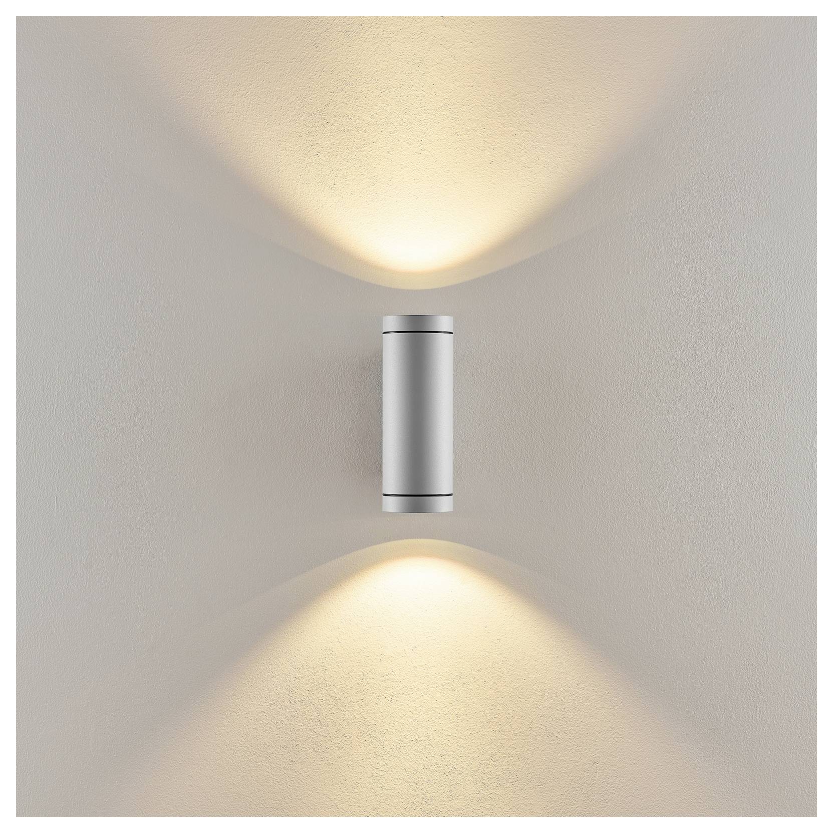 Deko Light ShoreLine Pro Round Up+Down 731220 Luz de colocación de pared 7.5 W LED Gris tráfico A (RAL 7042)-3