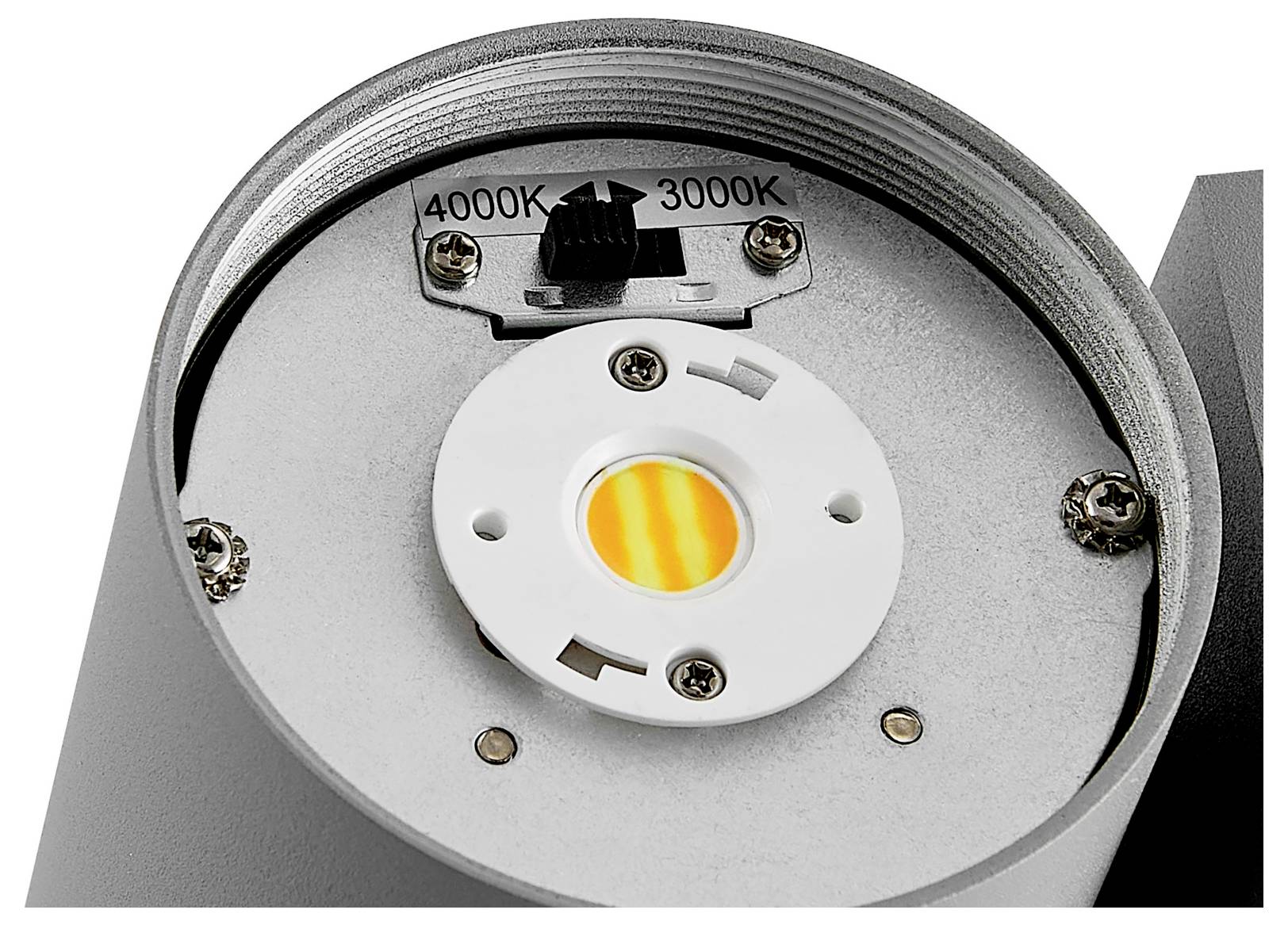 Deko Light ShoreLine Pro Round Up+Down 731220 Luz de colocación de pared 7.5 W LED Gris tráfico A (RAL 7042)-6
