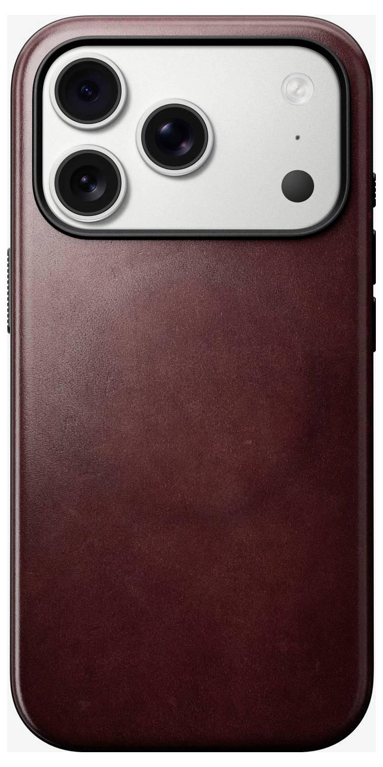 Nomad Modern Leather Case iPhone 17 Pro Burdeos NM011857858-3