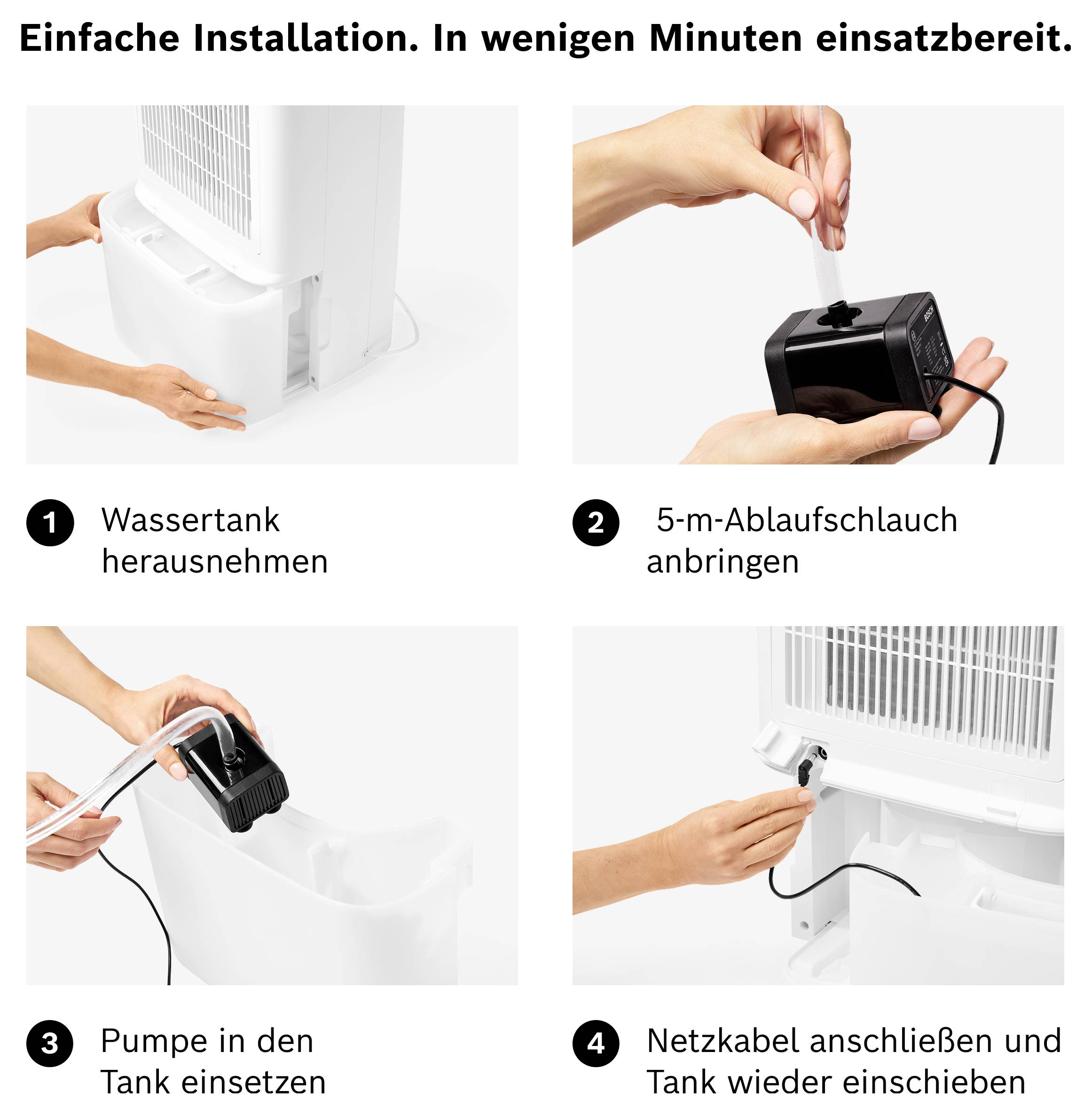 Bosch Home Comfort Dry Serie Pumpe (Dry 6000i/8000i) Bomba de condensado-2