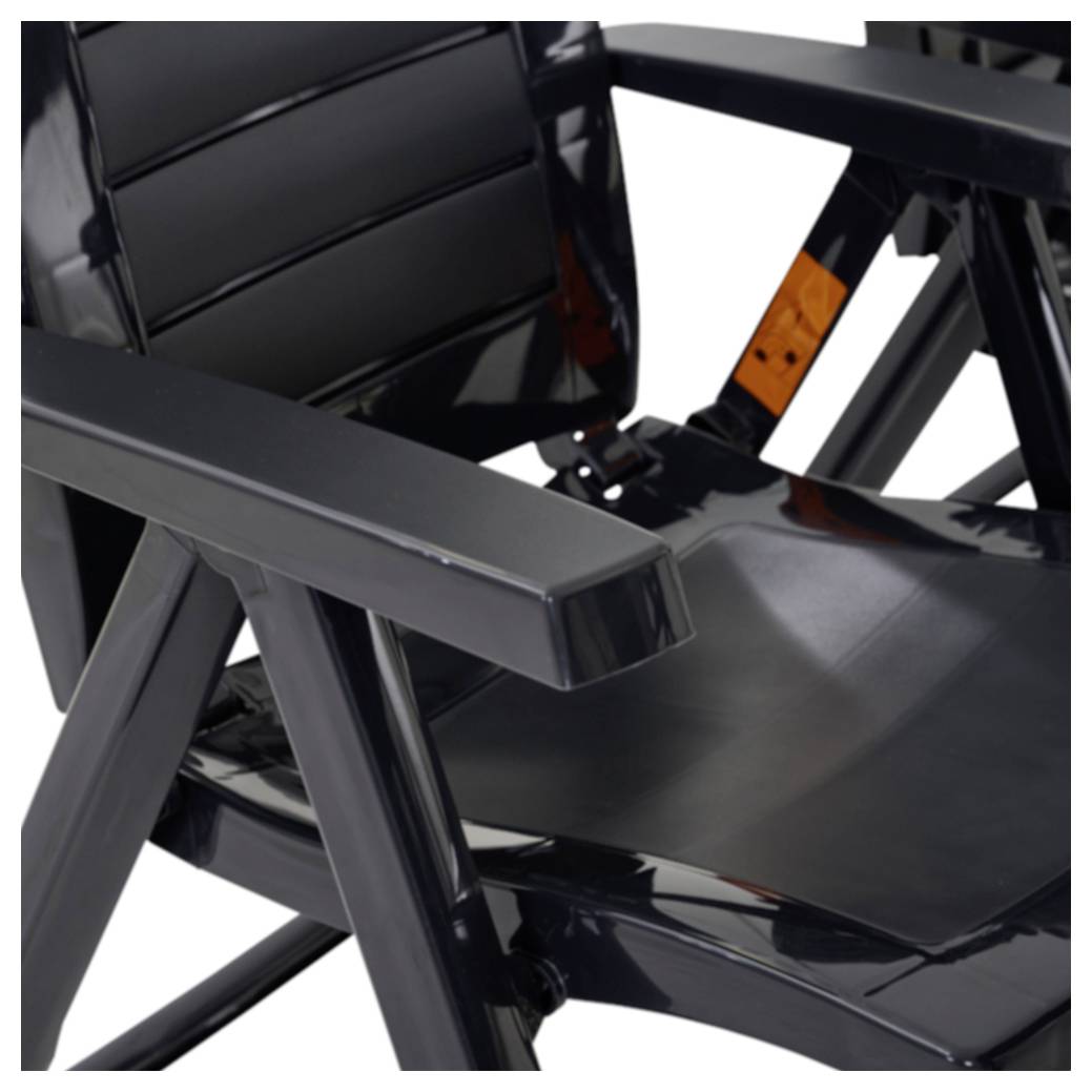 Jardin Aruba+Elise+Aufl SET grap X64477 Conjunto de muebles de jardín Grafito-7