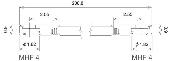 Delock Antennas, SAT Cable 0.5 m Schwarz, Gold-2