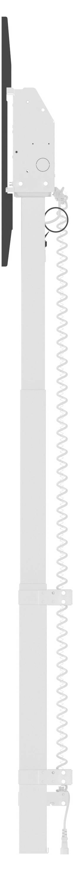 Iiyama IIYAMA Floor supported wall lift MD-WLIF Soporte elevador de TV 1 Pantalla(s) Blanco-10