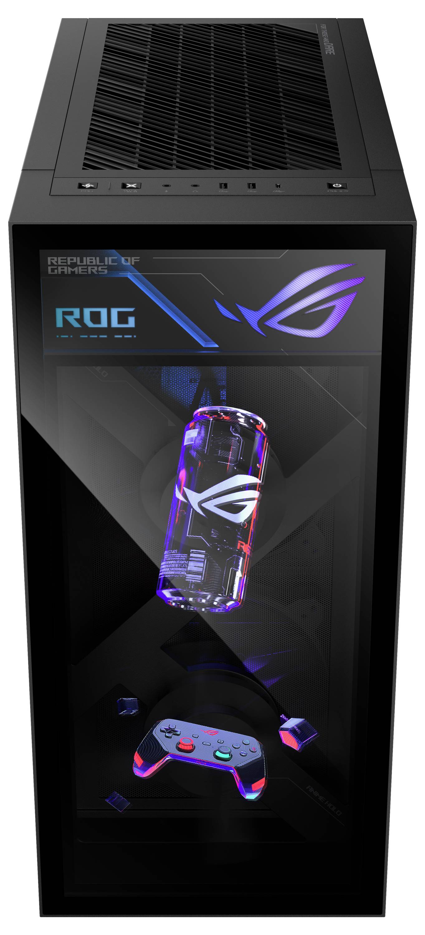 Asus Gaming PC ROG G1000 2.5 cm (1 In.) AMD Ryzen 9 9950X3D 5.7 GHz 64 GB RAM 4 TB SSD AMD Gráficos AMD Radeon Nvidia NV-5