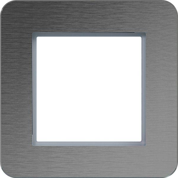 Hager Bastidor Bastidor Acero inoxidable (mate) WAD9120ES 1 UD(S).