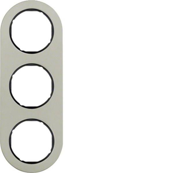 Hager Bastidor Bastidor Acero inoxidable (mate) WLD9300STB 1 UD(S).