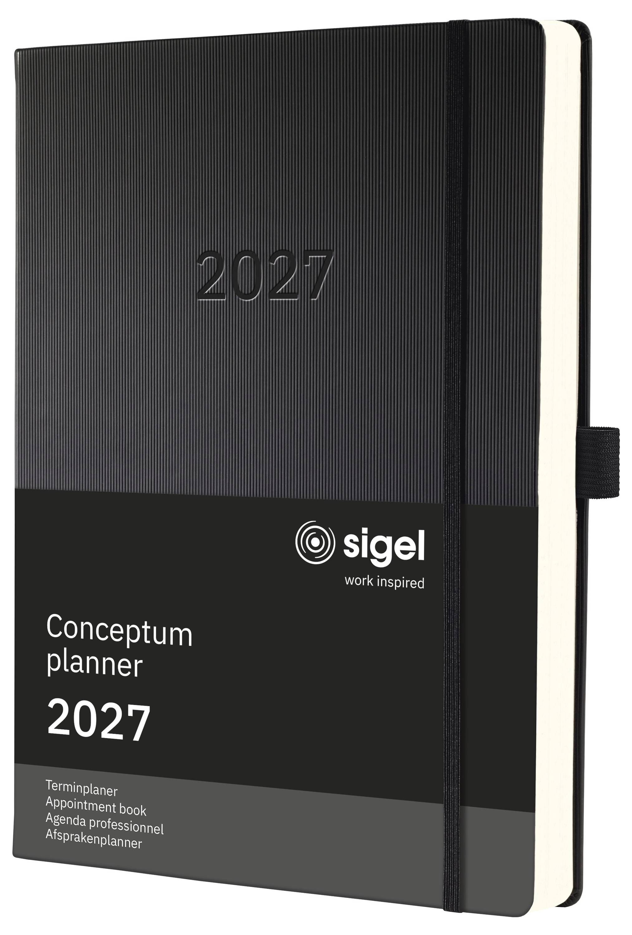Sigel C2704 Calendario en formato libro Conceptum 2027 DIN A4+ Color de la encuadernación: Schwarz 1 UD(S). 480 Lados-10