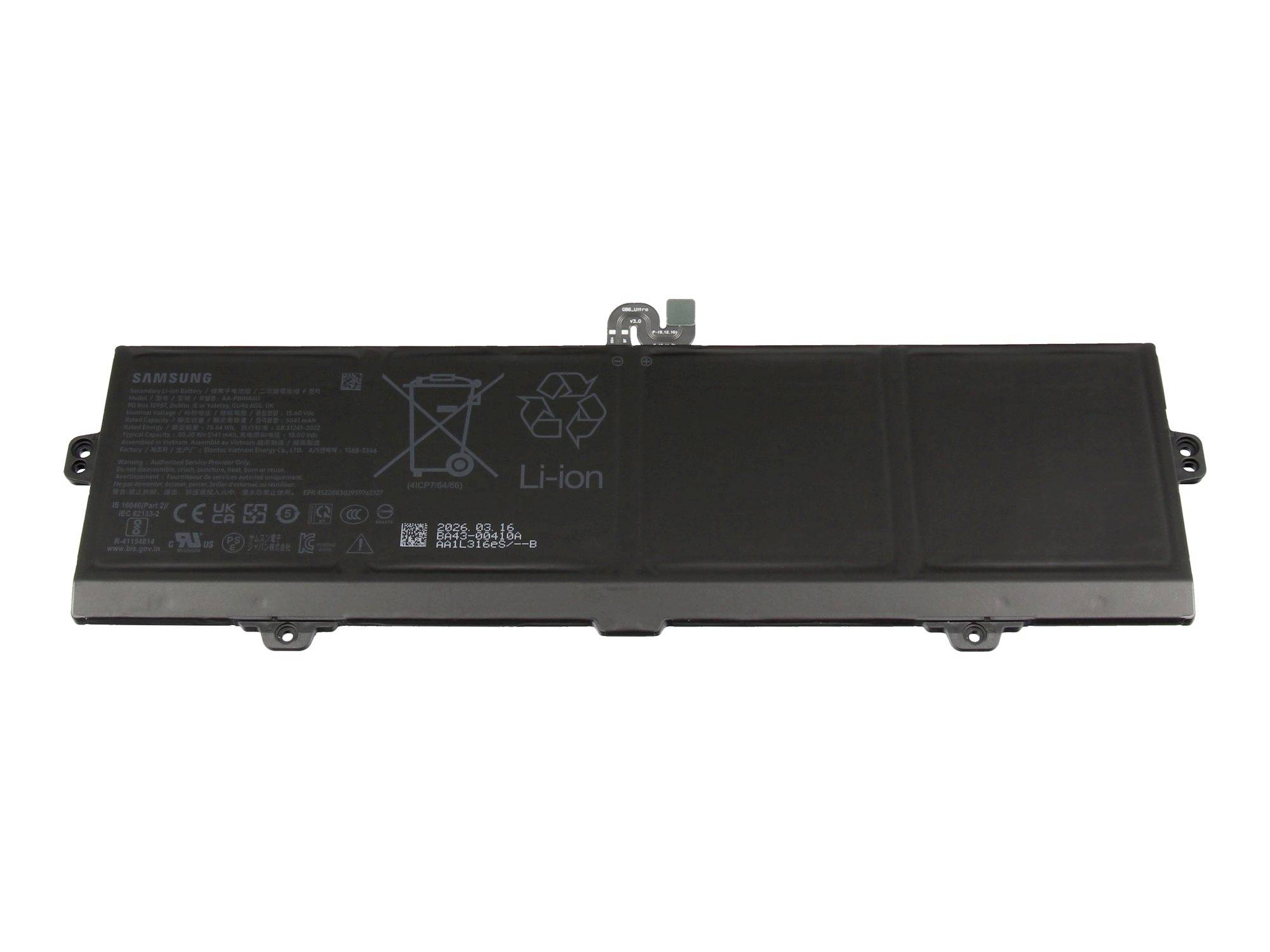Samsung Batería para ordenador portátil Akku BA43-00410A 15.60 V 5041 mAh Samsung-0
