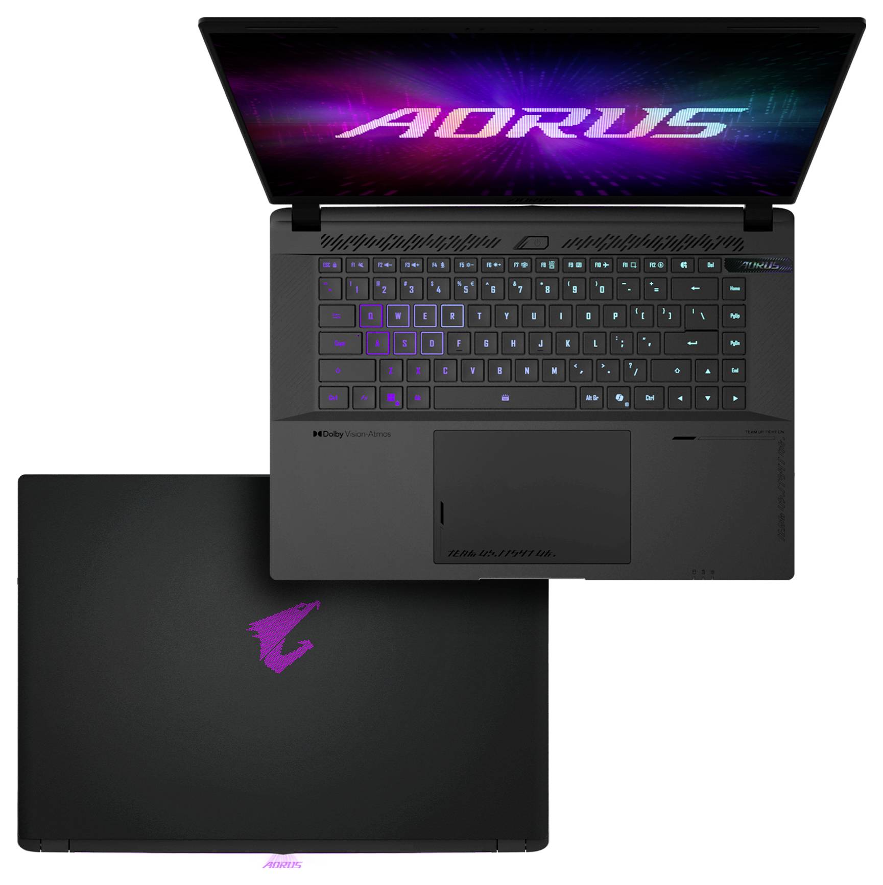 Gigabyte Ordenador portátil de gaming 40.6 cm (16 In.) WQXGA 9955HX3D 16 GB RAM 2 TB SSD Alemán, QWERTZ AMD Gráficos AMD-2