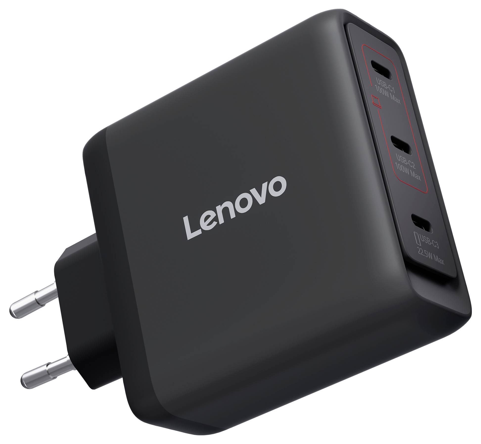 Lenovo Netzteil - GaN - 100 watt - 3 A Fuente de alimentación/suministro de corriente 100 W Schwarz-3