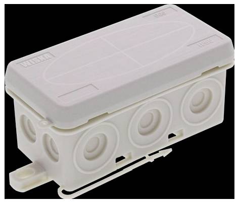 Wiska 10109426 Cajas de derivación (Lon. x Anch.) 86 mm x 44 mm Gris IP55 10 UD(S).-0