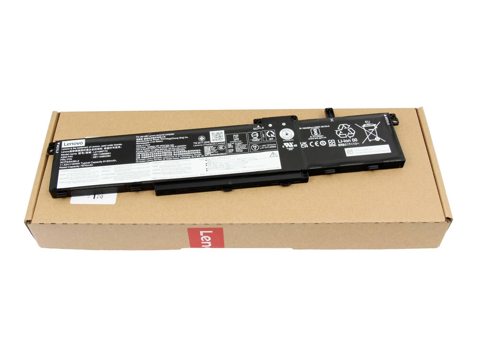 Lenovo Batería para ordenador portátil Akku 5B11H56391 11.31 V 8270 mAh Lenovo-0