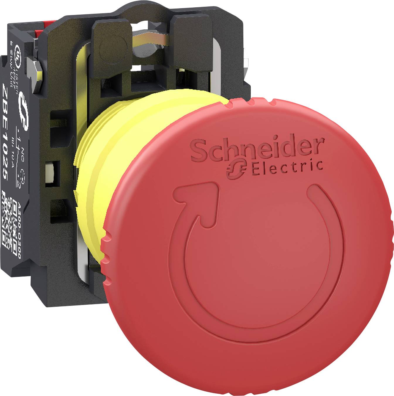 Schneider Electric Interruptor de parada de emergencia 1 contacto NC, 1 contacto NA 1 UD(S).