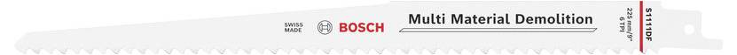 Bosch Accessories 2608659249 Lámina de demolición multimaterial S1111DF, 1,25 x 19 x 225 mm, 25 unidades 25 UD(S).-0