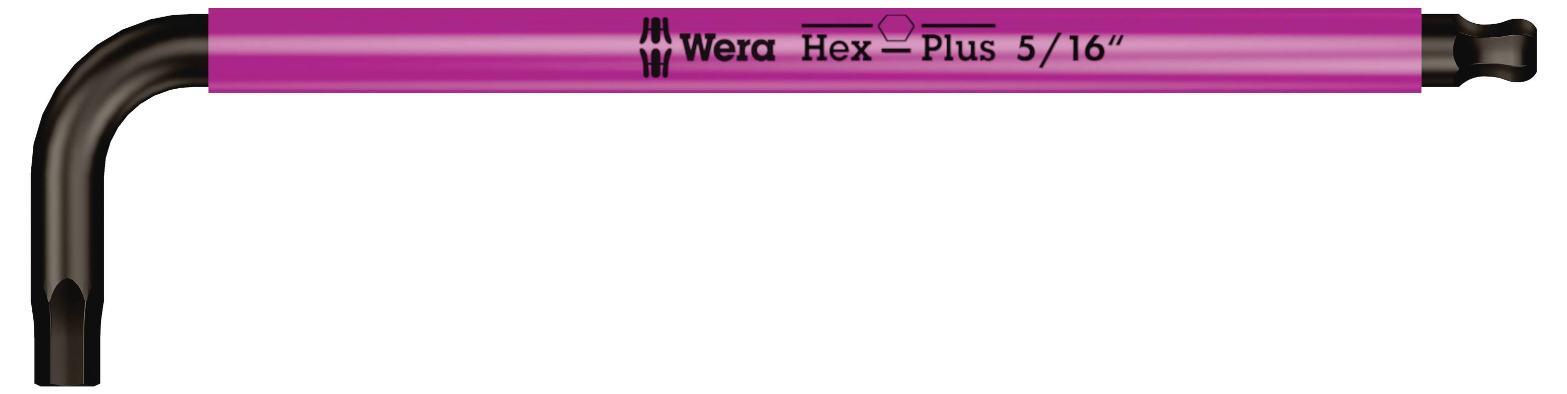 Wera Hex-Plus Set 1 Hexágono interior Juego de destornillador acodado 1.5 mm, 2 mm, 2.5 mm, 3 mm, 4 mm, 5 mm, 6 mm, 8 mm-16