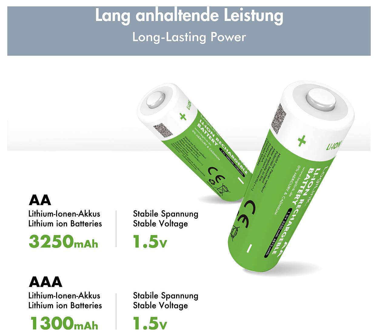 LogiLink PA0412 Cargador Li-Ion Pila Micro (AAA), Pila Mignon (AA)-1