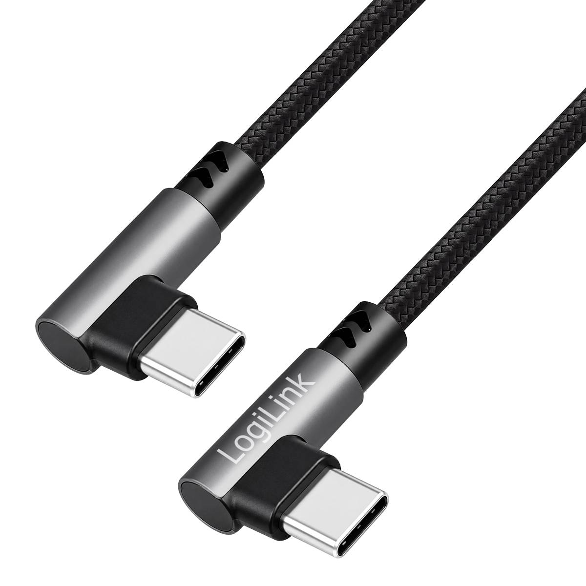 LogiLink Câble USB-C USB 2.0 USB-C® mâle 0.50 m noir CU0460 — Photo 2 sur 3
