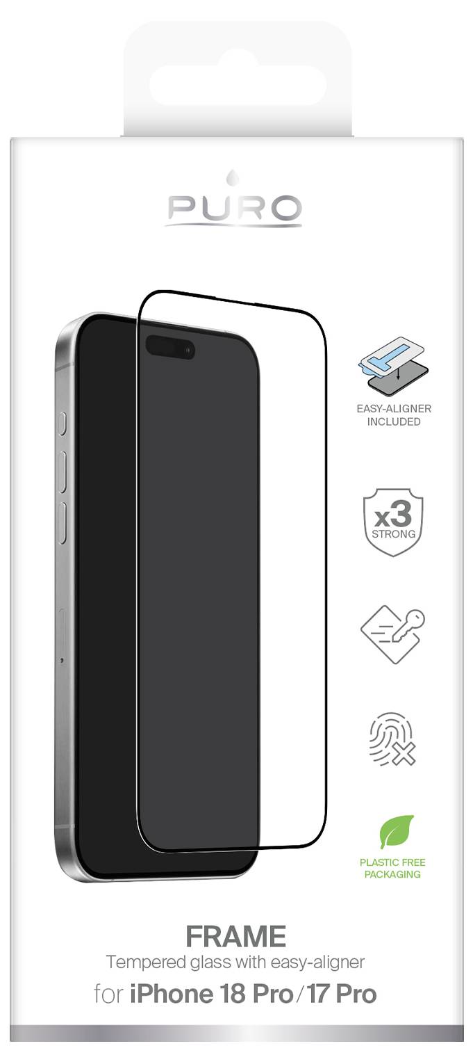 sbs mobile Cristal protector de pantalla Apple iPhone 18 Pro, iPhone 17 Pro 1 UD(S). PUSDGFRAIPHONE18P63-1