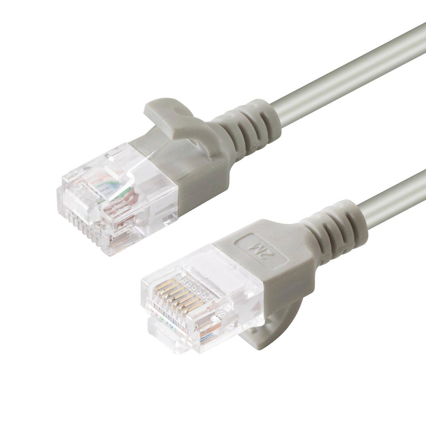 Microconnect Gris V-Utp602-Slim Rj45 Câble Réseau, Câble Patch 2 M 1 Pc(S)