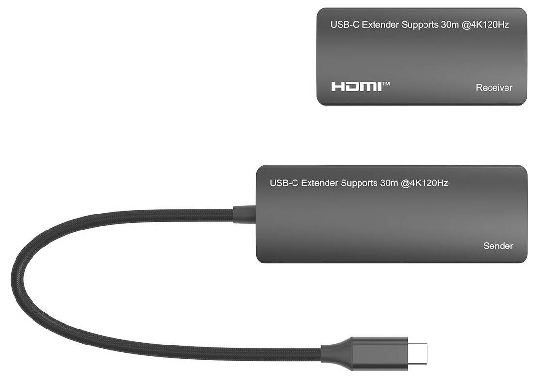 MicroConnect MC-USBCHDMIEXT-30M-2