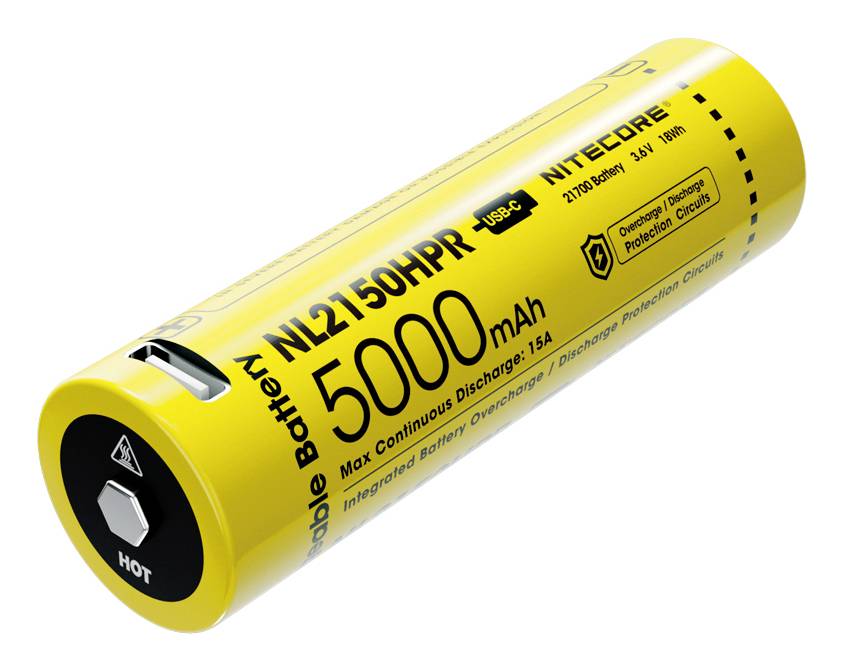 NiteCore Acumulador especial 21700 Li-Ion 3.6 V 5000 mAh 1 UD(S).-0