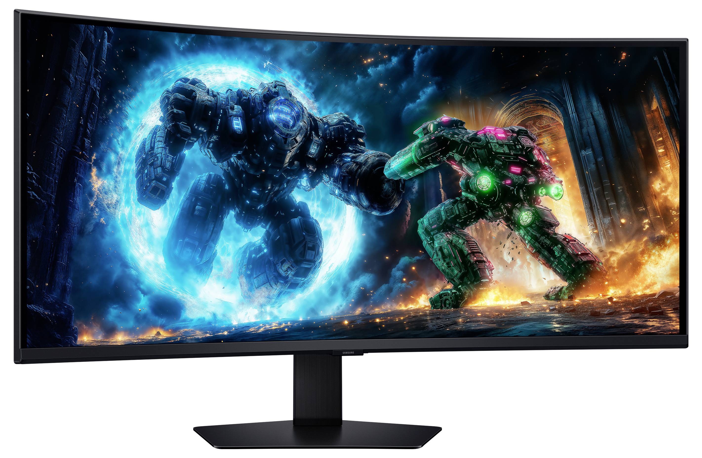Samsung "(40""), G75F, WUHD, Curved, black" Monitor de Gaming Clase de eficiencia energética F (A - G) 101.6 cm (40 In.)-12