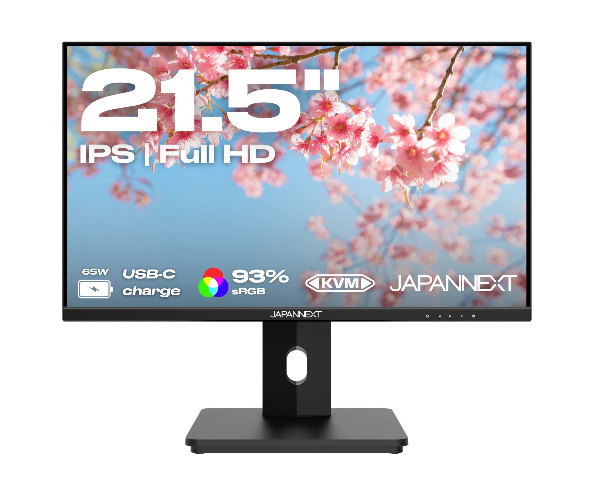 Écran PC JAPANNEXT JN-i215FLFHSP-C65W 21,5" LED IPS FullHD 75 Hz FreeSync USB-C - Image 4