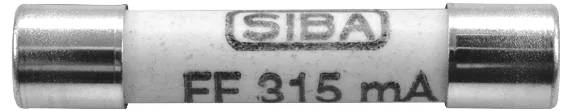 SIBA 7017240.2 Fusible fino (Ø x Lon.) 5 mm x 20 mm 2.00 A 250 V/AC Superágil -FF- Contenido 10 UD(S).