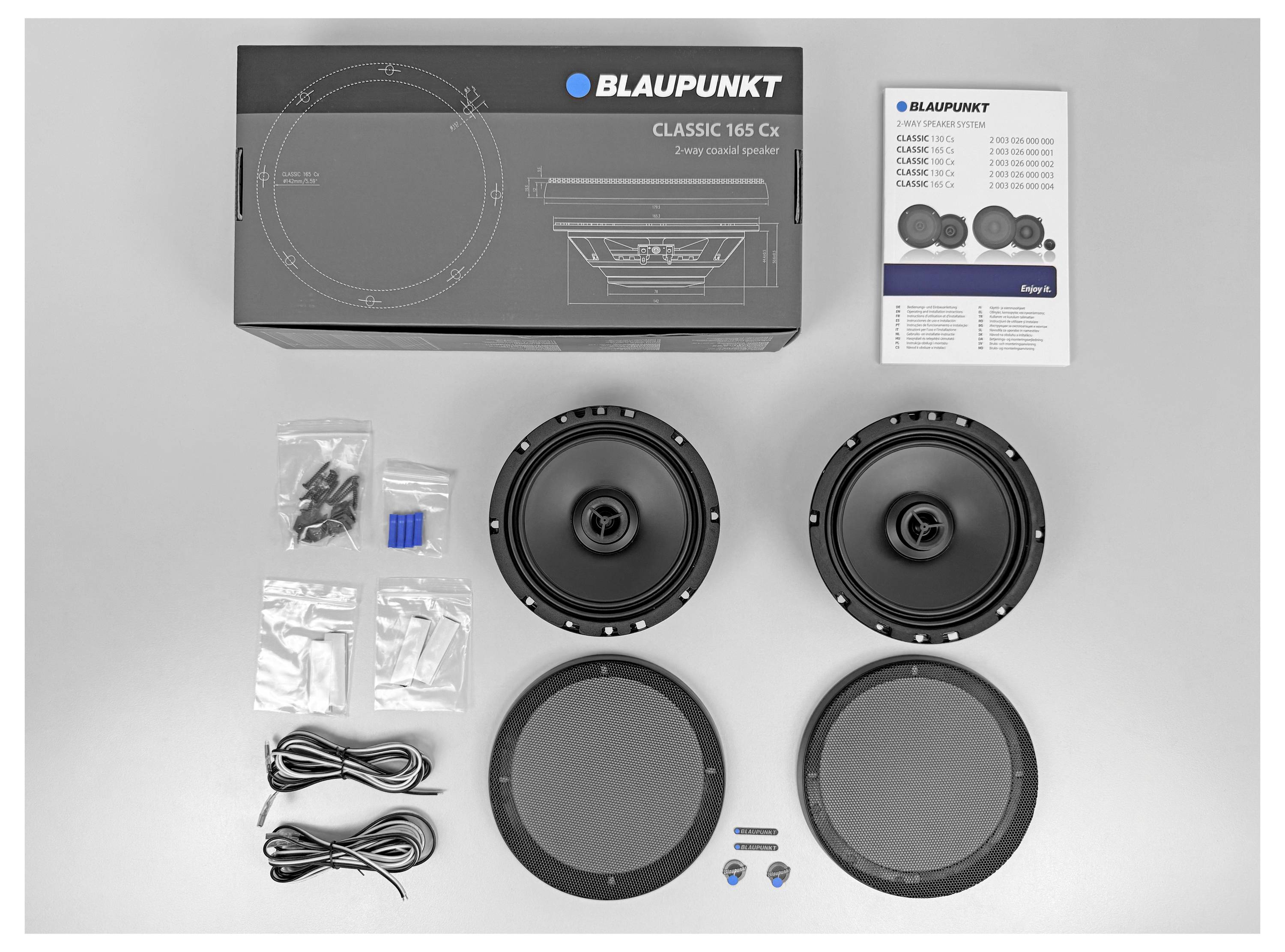 Blaupunkt Classic 165 Cs Altavoz integrado coaxial de 2 vías 120 W Contenido: 2 UD(S).-5