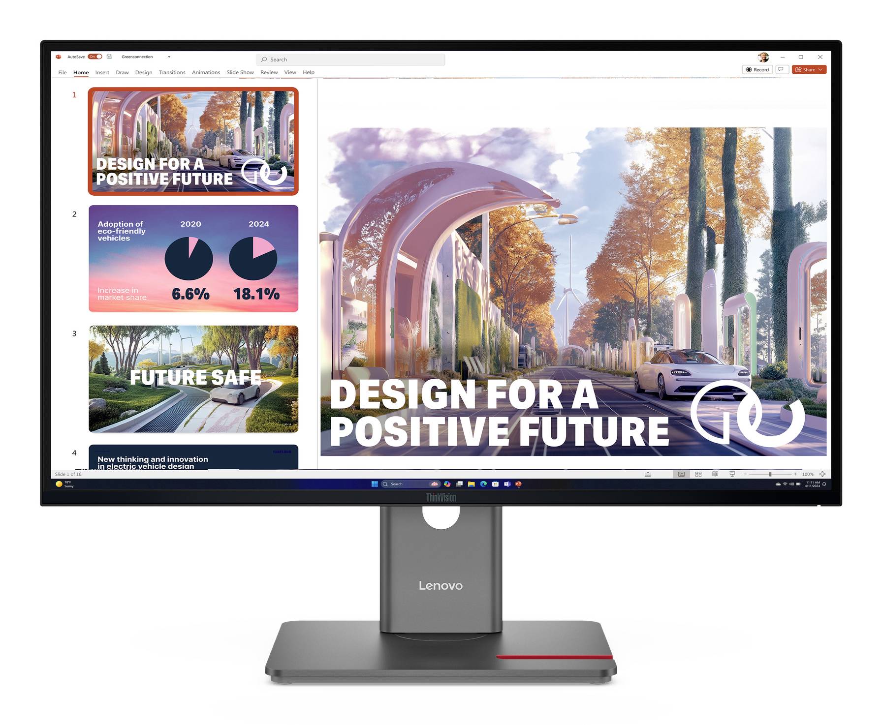 Lenovo Thinkvision P27qd-40 Ecran Led Qhd Taille 27 Noir de Inmac Wstore - Image 5