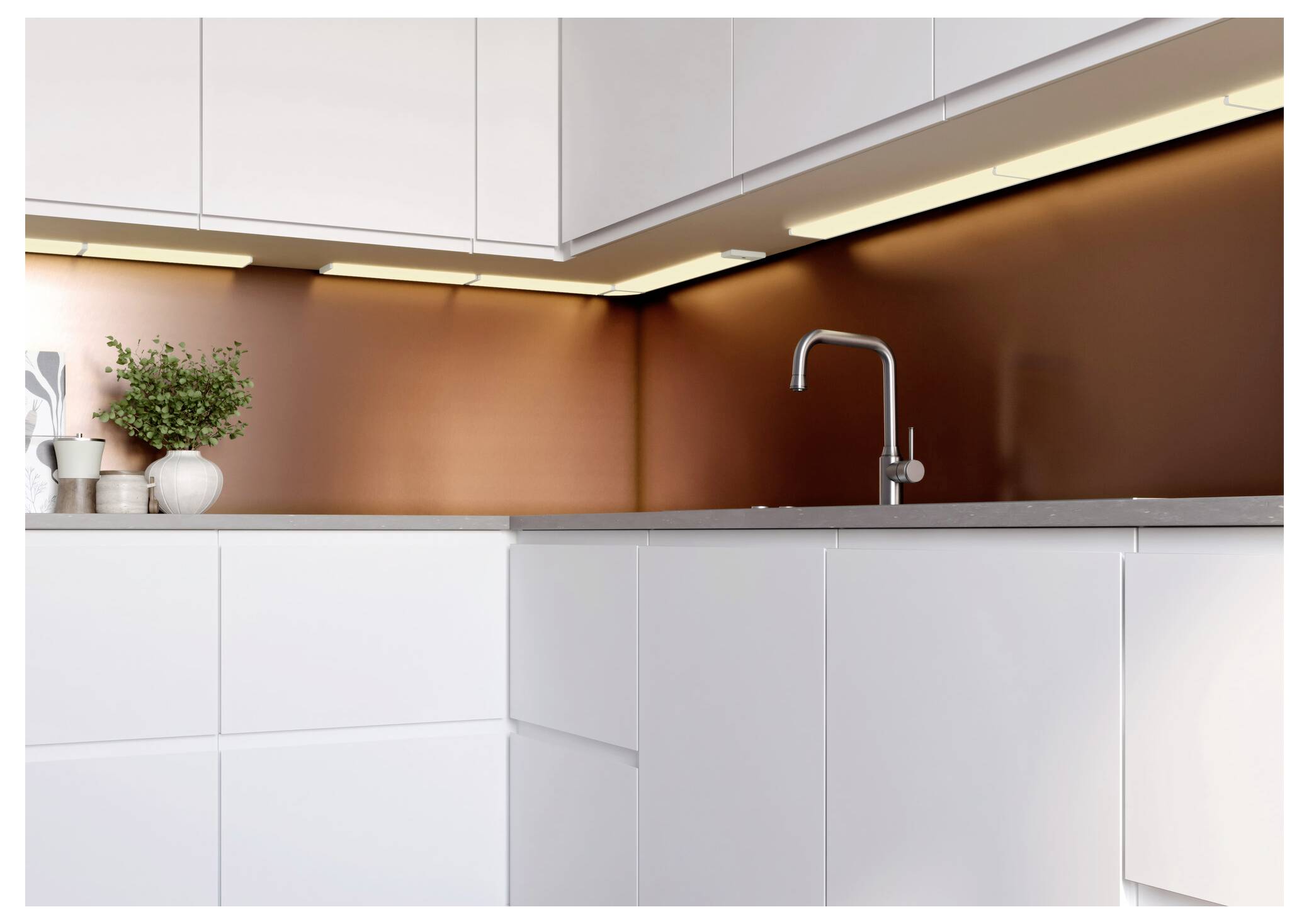 OSRAM Undercabinet Lineaflex 540 mm 8.5W CCT DIM Starter kit Luminaria LED para instalación bajo una estructura 8.5 W-3