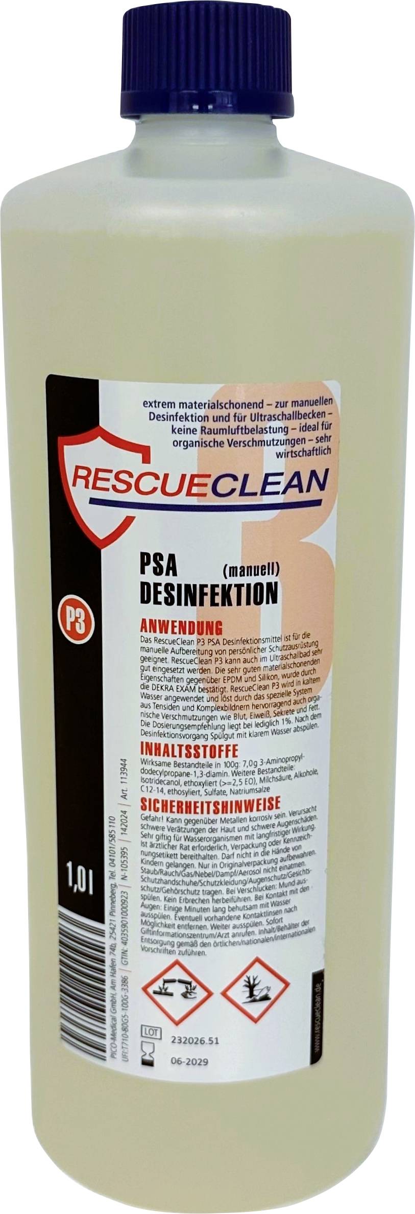 Ekastu RescueClean P3 266932 Desinfectante 1 UD(S).-0