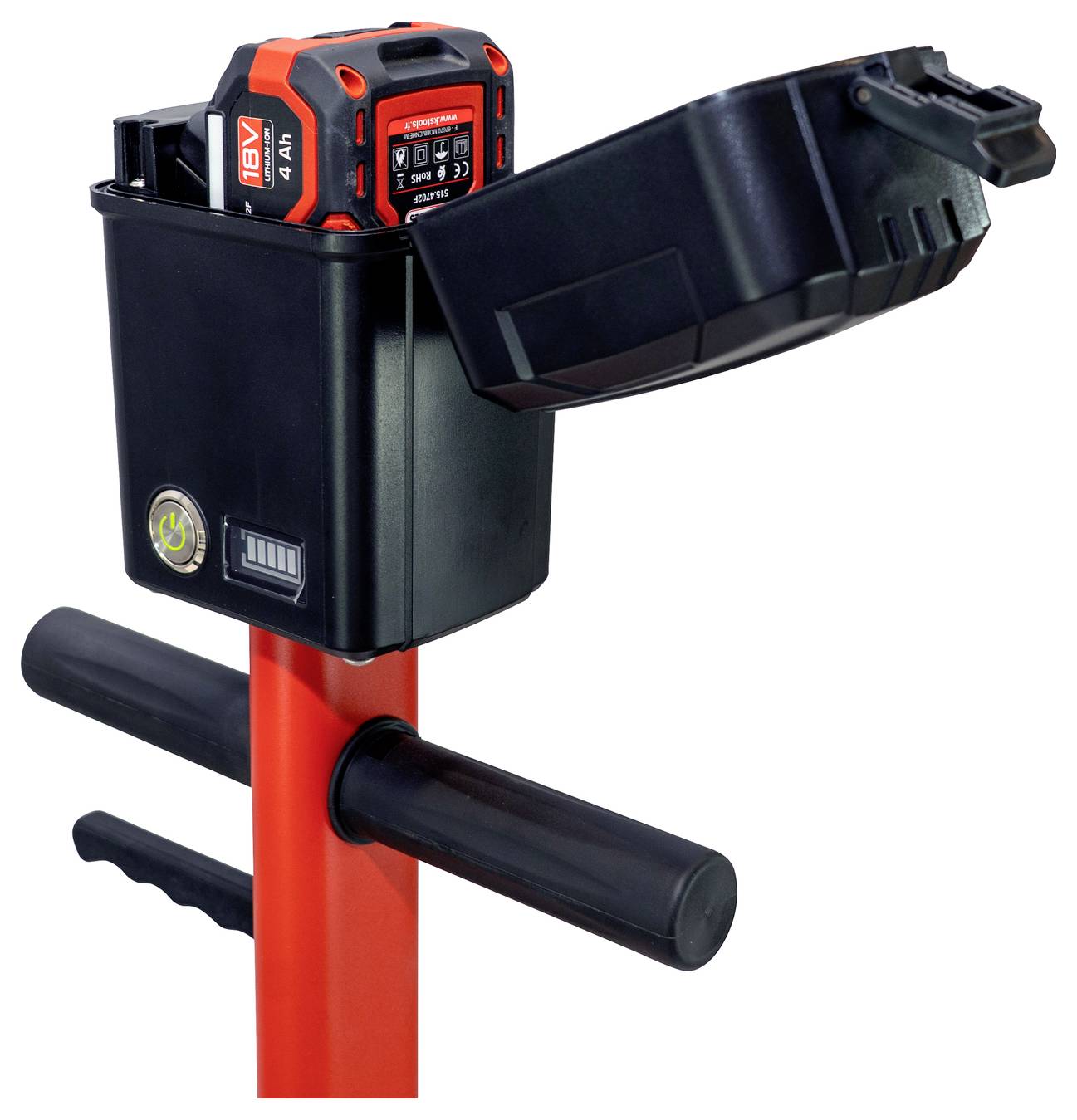 KS Tools #####Akku-Wagenheber 40 t Altura de trabajo: 150 - 418 mm-1