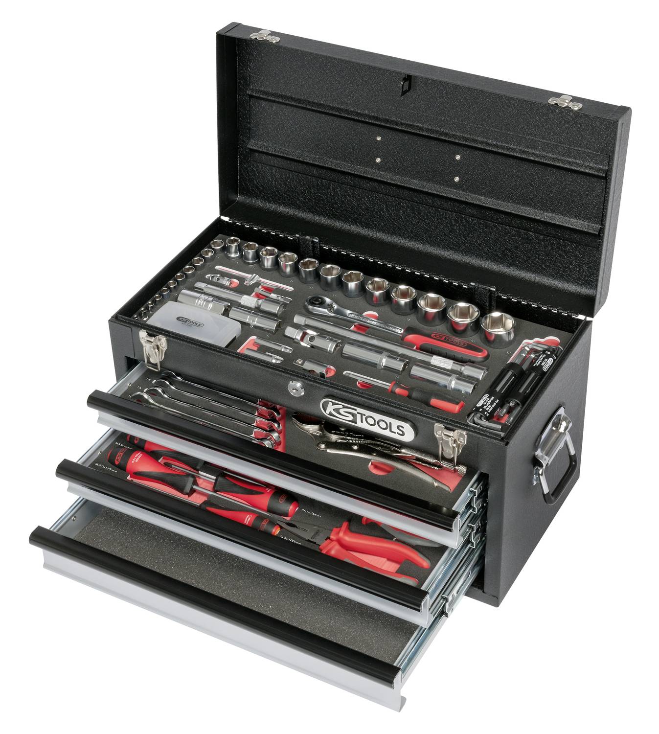 Ks Tools Noir 922.0100 Ultimate Boîte À Outils Garnie