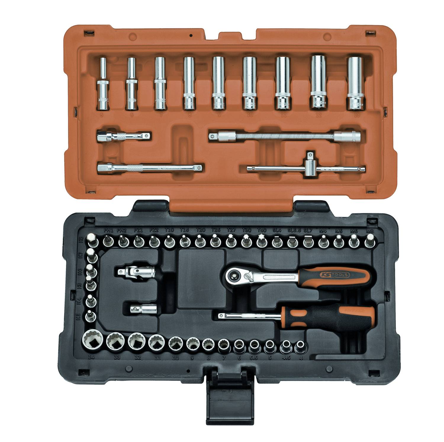 Ks Tools Ultimate Jeu De Clés À Douille 1/4 922.0655