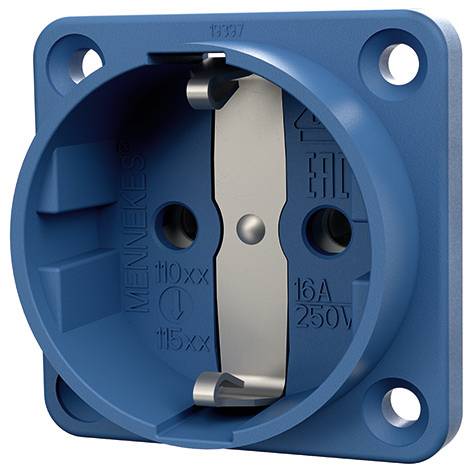 MENNEKES 11511 Toma de corriente con toma de tierra IP20 Blau-0
