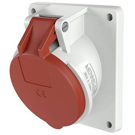 MENNEKES MENNEKES 1746, Gerade, 400 V, Rot, Weiß, IP44, 1 Stück(e) 1746 Caja CEE 1 UD(S).-0