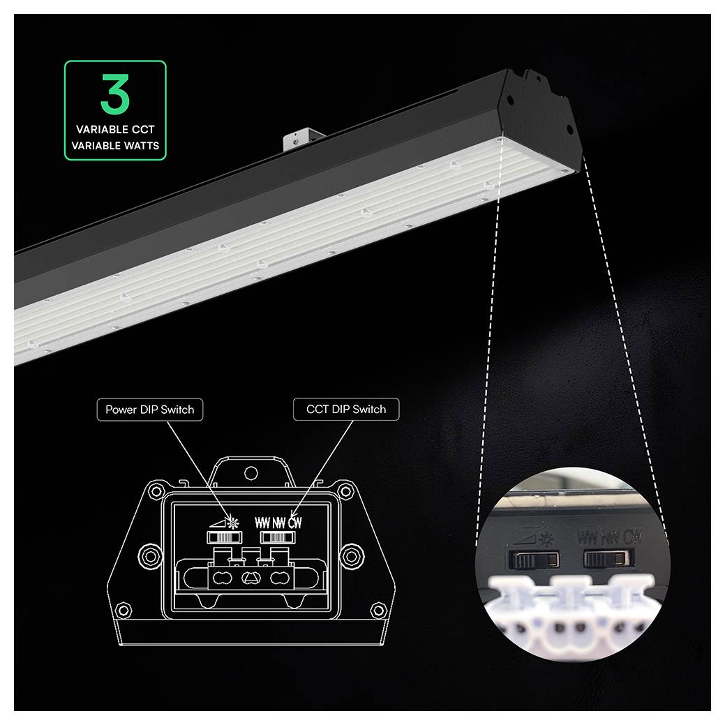 V-TAC VT-9-157 242816 Focos LED para naves Clase de eficiencia energética: D (A - G) LED 240 W Schwarz-8
