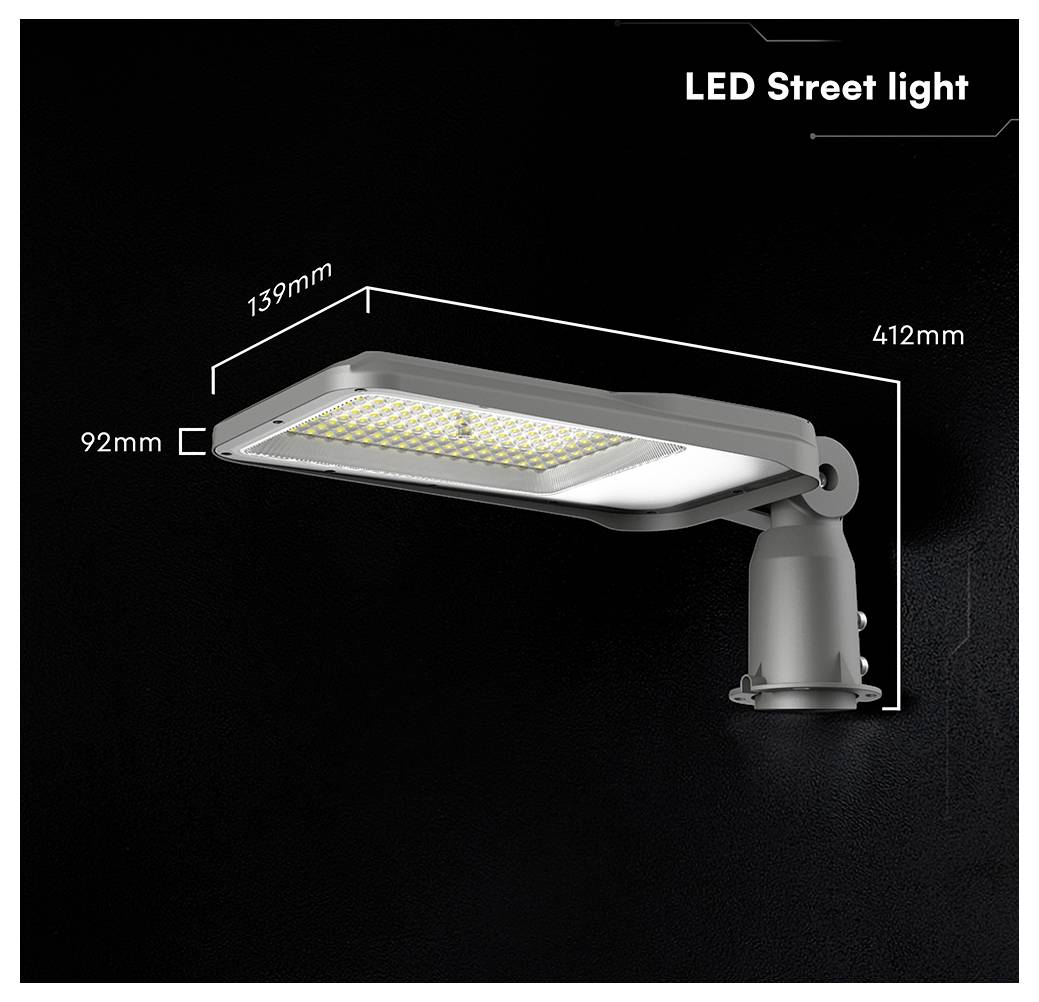 V-TAC VT-55ST 236196 Farola de carretera LED Clase de eficiencia energética: E (A - G) LED SMD LED 50 W-3