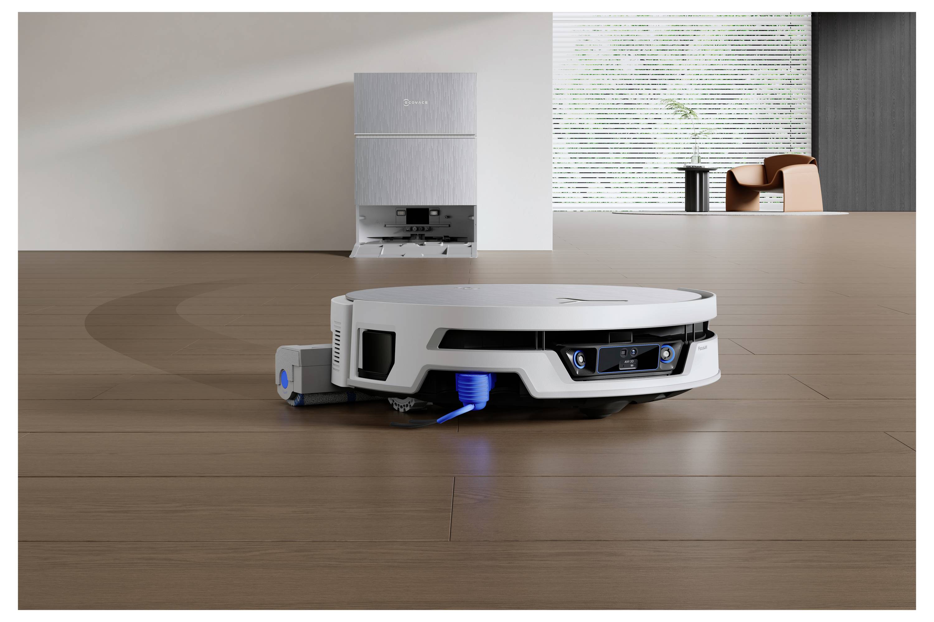 ECOVACS X12S PRO OMNI EU Robot de aspiración y limpieza Blanco Sin bolsa-5