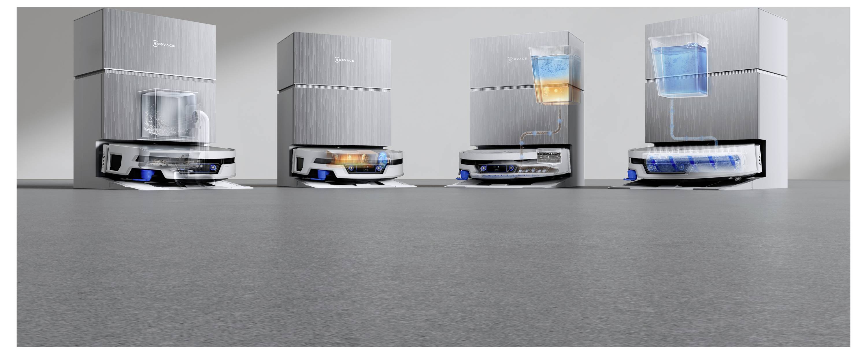ECOVACS X12S PRO OMNI EU Robot de aspiración y limpieza Blanco Sin bolsa-8