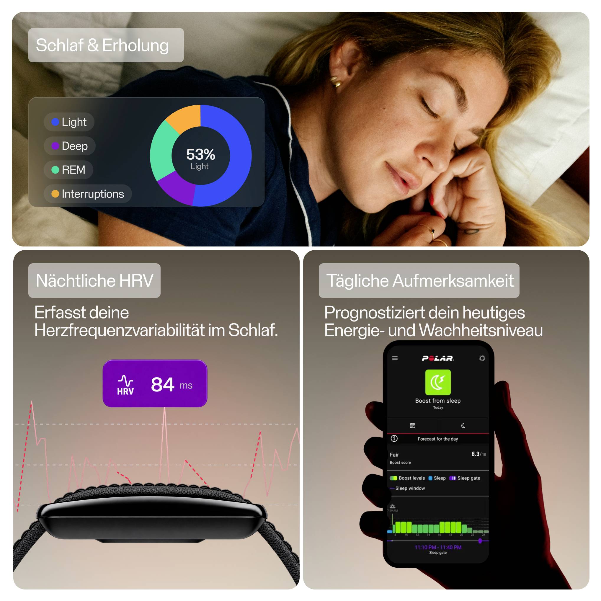 Polar Loop GEN2 Fitness-Tracker S/M Negro, Cherry-5