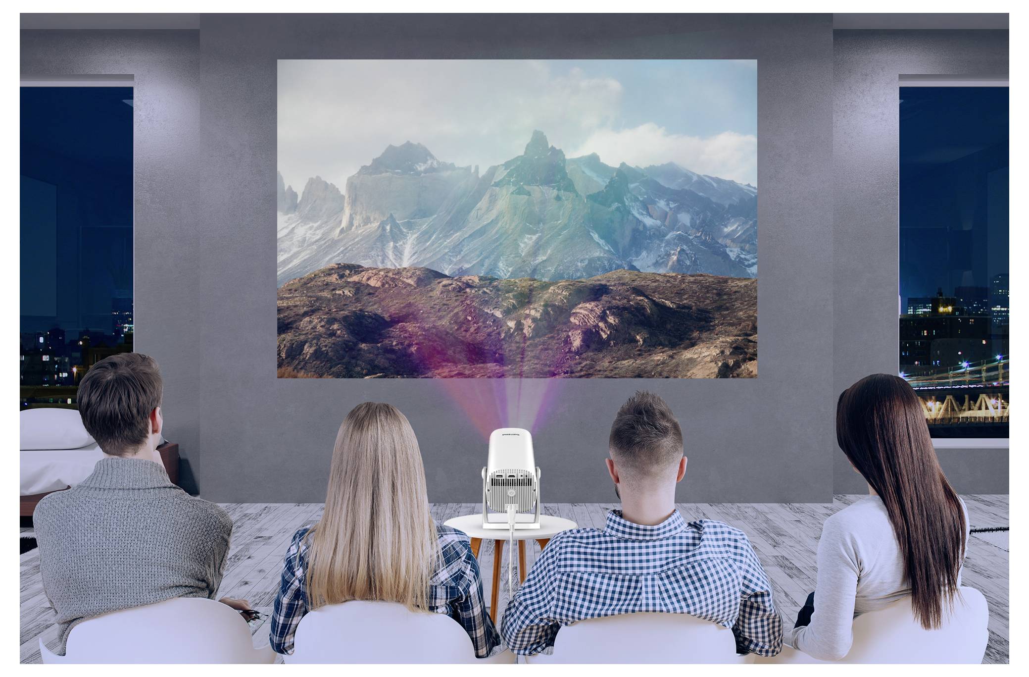 Philips Beamer NeoPix 250 LCD 250 Lumen ANSI 1920 x 1080 Full HD-8